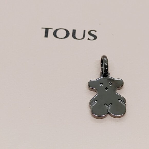 TOUS pendant Dark Silver Sweet Dolls Pendant Bear motif for Necklace Charm - Picture 4 of 5
